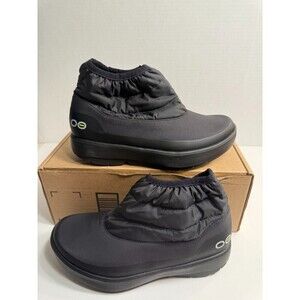 .7014 Oofas Black Booties-US 10 Womens, EU-41